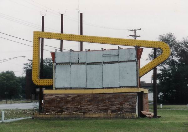 Pontiac Drive-In Theatre - Marquee 1993 From Greg Mcglone